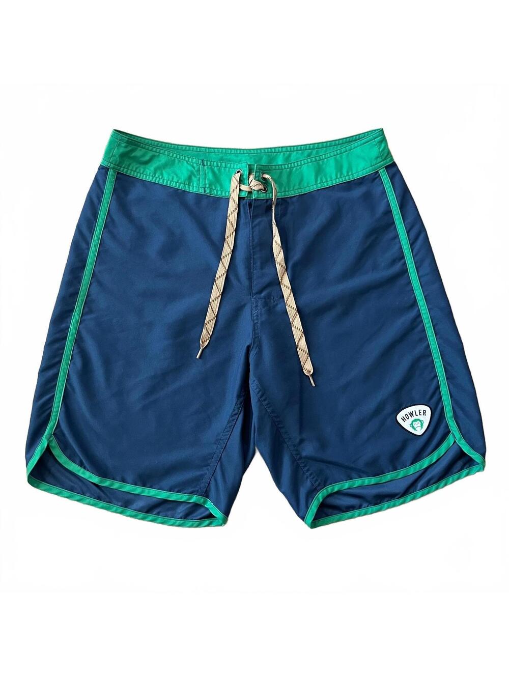 Howler Brothers Mens Bruja Boardshorts Blue Green Size 30